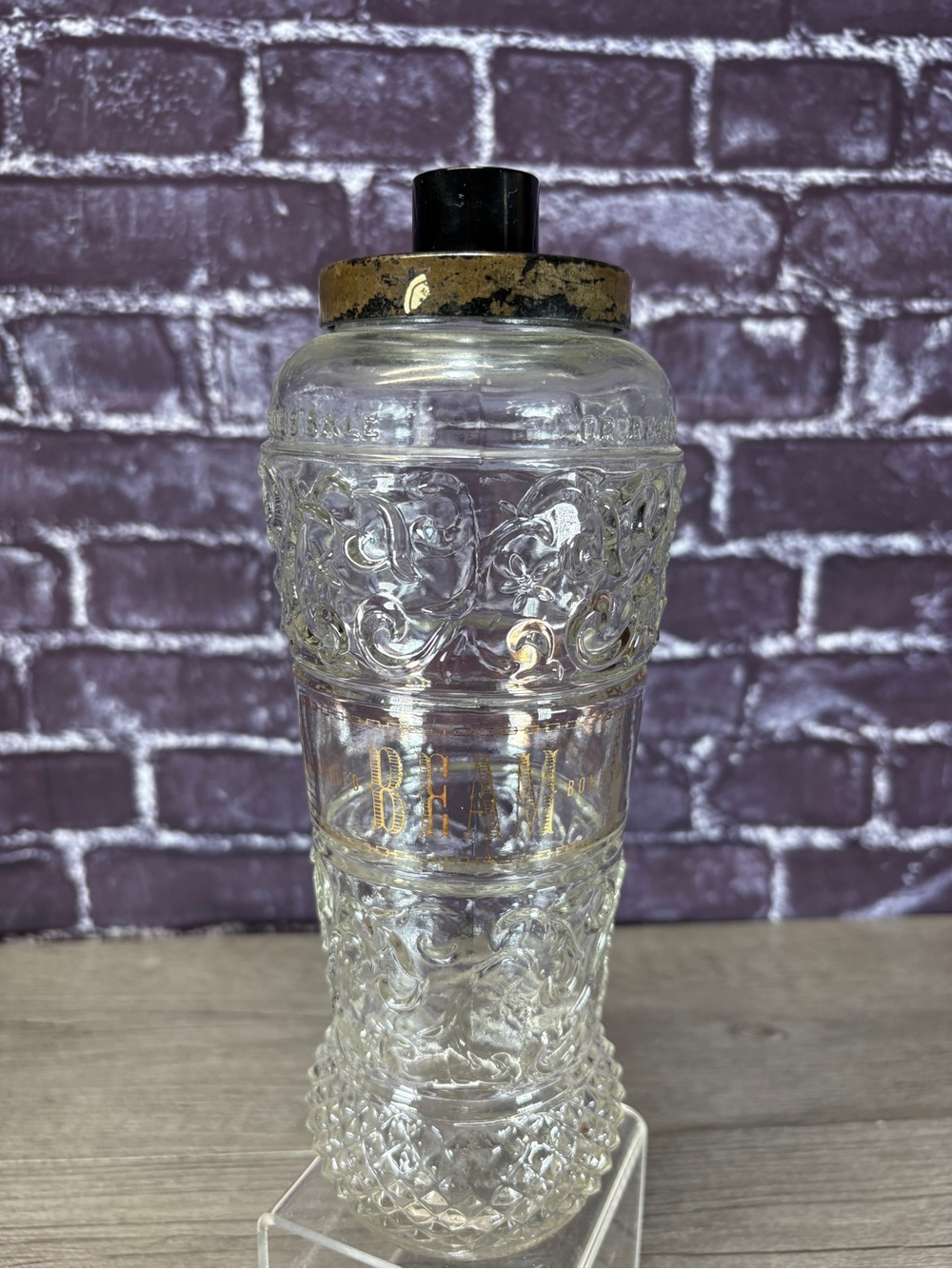 Vintage Jim Beam Bonded Shaker Decanter